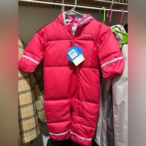 Columbia snow suit girl 18-24 months BRAND NEW